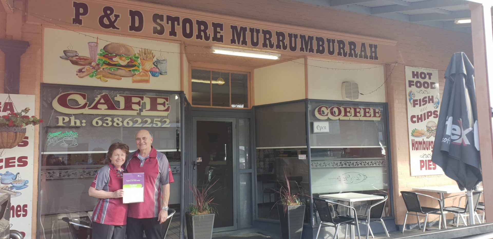 Hilltops restaurants display their hygiene Scores on Doors