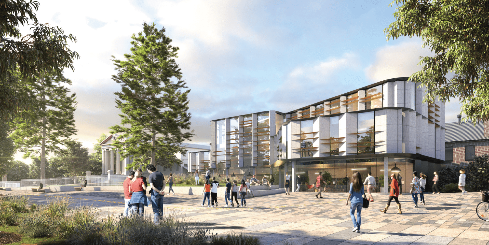 FIRST LOOK AT NEW LIBRARY IN YOUNG