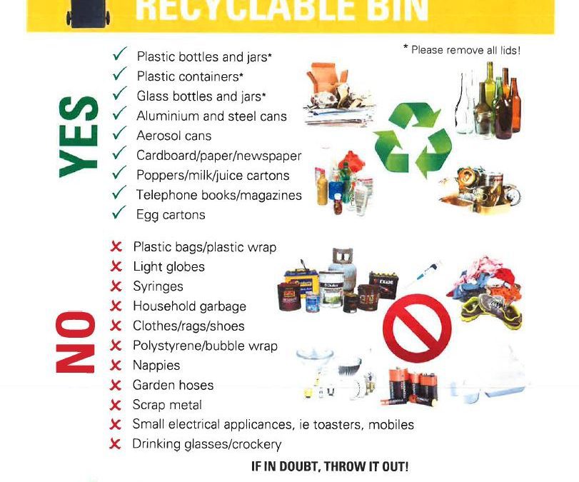 Residents urged to take extra steps to recycle