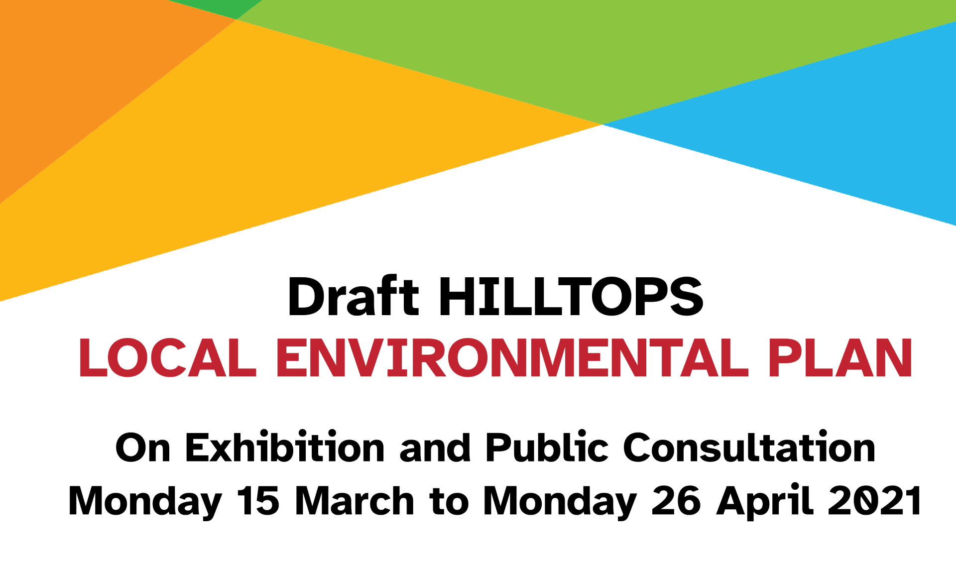 Make your submission on the Draft Hilltops Local Environmental Plan